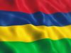3d Render Mauritius Flag Close-up (Depth Of Field)